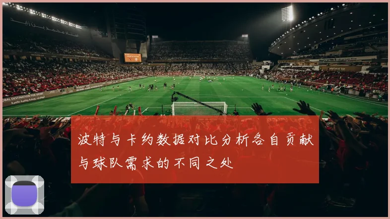 波特与卡约数据对比分析各自贡献与球队需求的不同之处